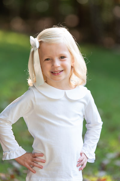 Knit Peter Pan Collared Blouse