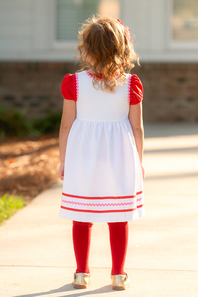 Be Mine Heart Applique Dress