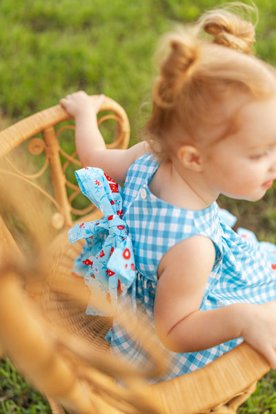 Lady Luck Lady Bug Appliquéd Swing Top & Ruffle Bloomer Set