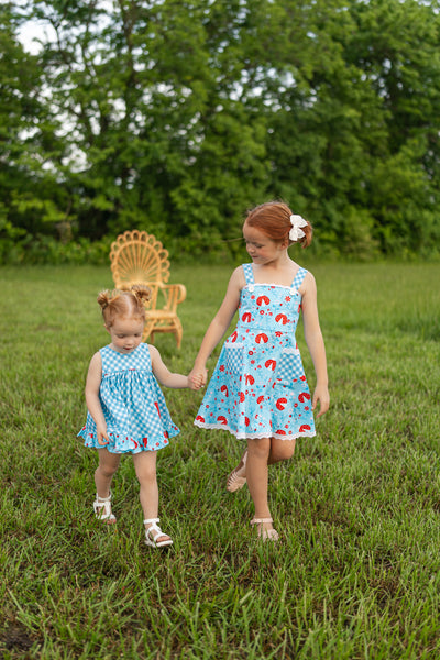 Lady Luck Vintage Strappy Sundress