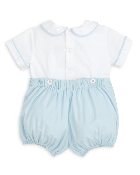 Sterling Boys Blue Heirloom Button-On Bubble