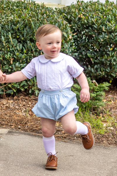 Sterling Boys Blue Heirloom Button-On Bubble