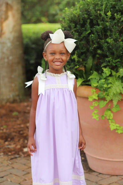 Cambridge Lilac Sleeveless Heirloom Dress