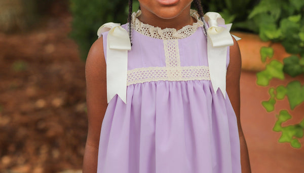 Cambridge Lilac Sleeveless Heirloom Dress