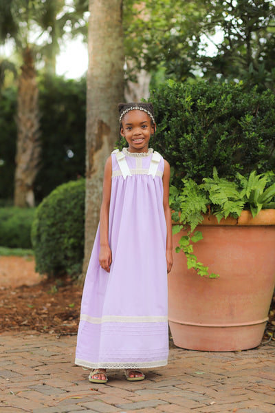 Cambridge Lilac Sleeveless Heirloom Dress