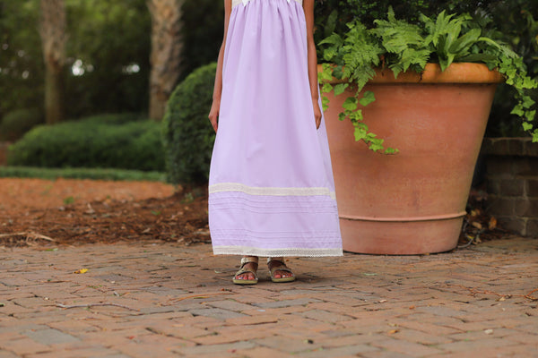 Cambridge Lilac Sleeveless Heirloom Dress