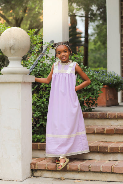 Cambridge Lilac Sleeveless Heirloom Dress