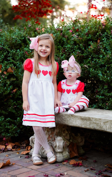 Be Mine Heart Applique Dress
