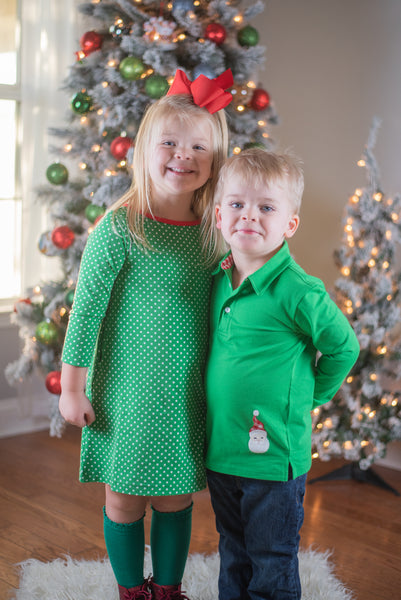 Oh So Jolly Collared Boys' Knit Shirt