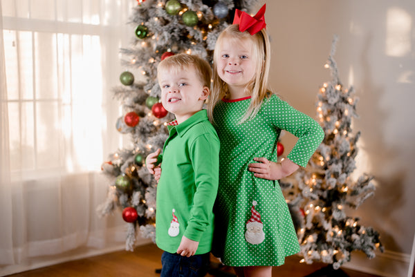 Oh So Jolly Collared Boys' Knit Shirt