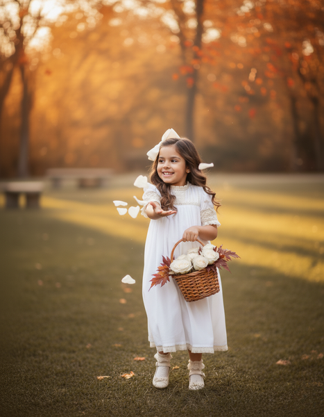 Dover Lace White Heirloom Dress
