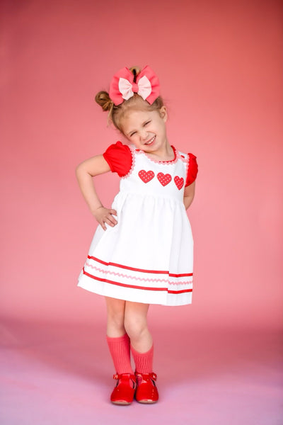 Be Mine Heart Applique Dress