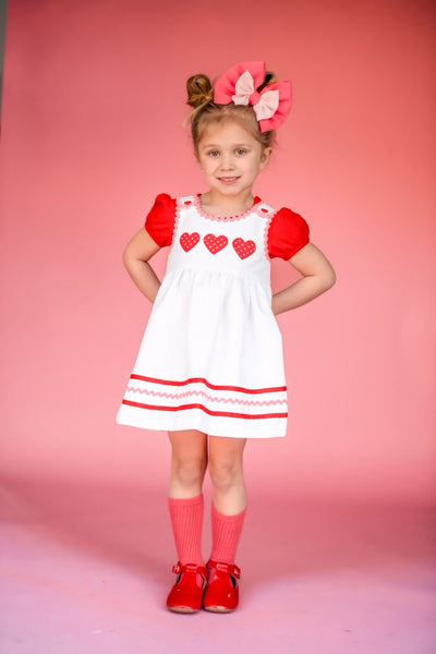 Be Mine Heart Applique Dress