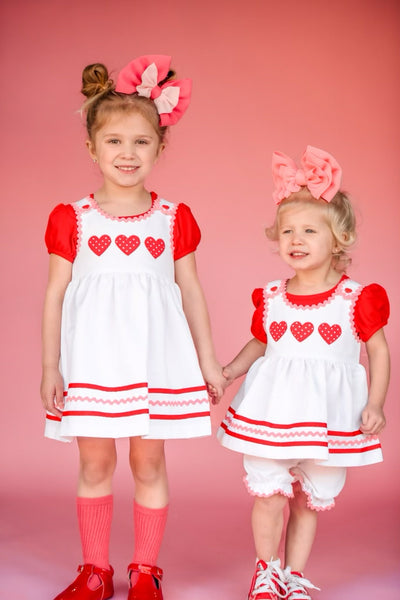 Be Mine Heart Applique Dress