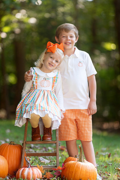 Pumpkin Patch Polo & Short Set