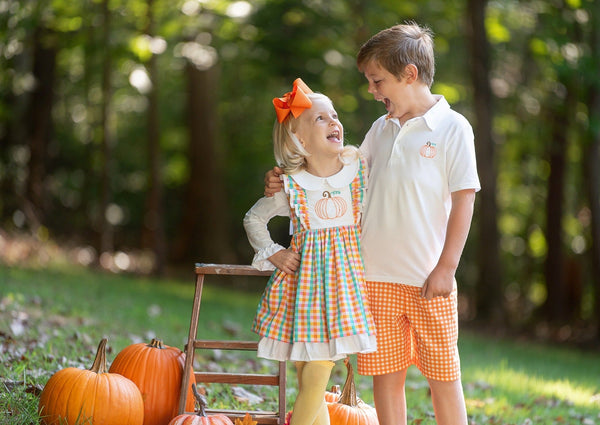 Pumpkin Patch Polo & Short Set