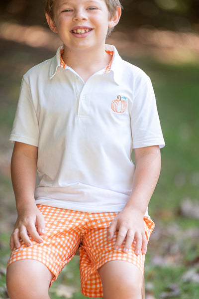 Pumpkin Patch Polo & Short Set