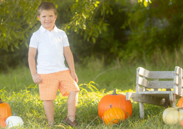 Pumpkin Patch Polo & Short Set