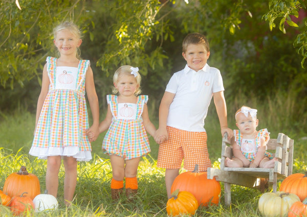 Pumpkin Patch Polo & Short Set