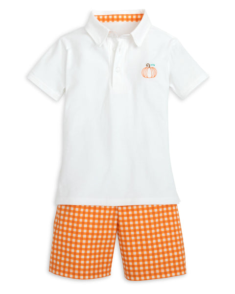 Pumpkin Patch Polo & Short Set