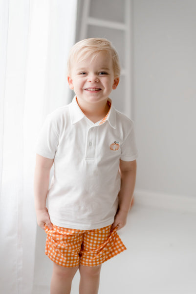Pumpkin Patch Polo & Short Set