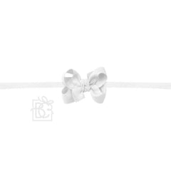 1/4" Nylon Pantyhose Headband with 3.5" Medium Grosgrain Bow
