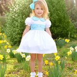 Le Petit Lapin Embroidered Bunny Dress