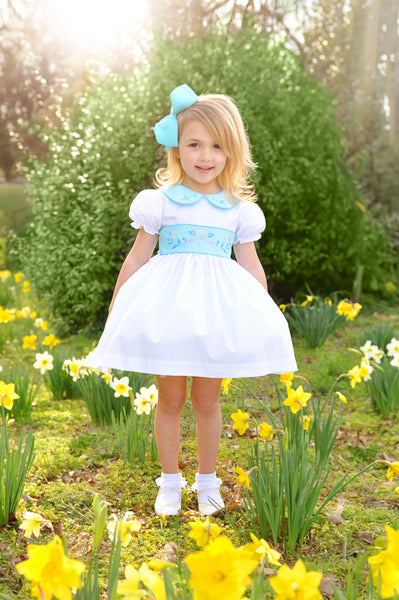 Le Petit Lapin Embroidered Bunny Dress