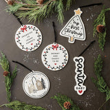 New Grandparents Gift Ceramic Ornament - Promoted to Grandparents