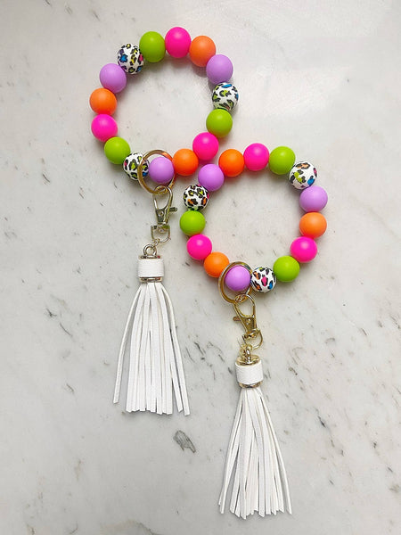 Party Animal Wristband Keychain