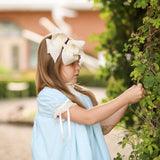 Bristol Blue Short Sleeved Heirloom Dress