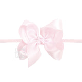 Satin Bow on 1/4" Pantyhose Headband