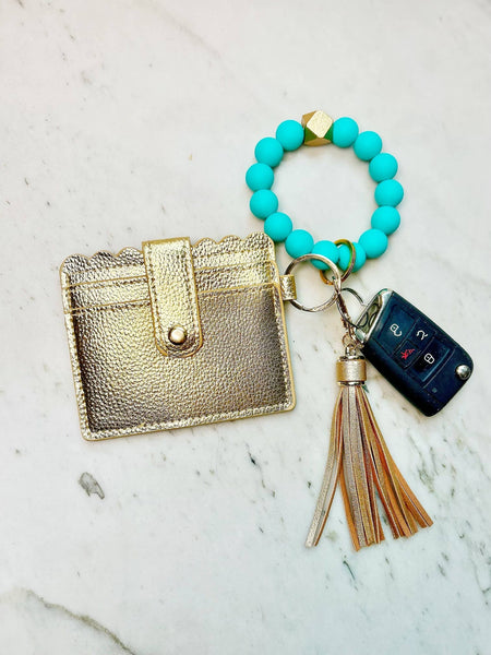 Solid Wristband Keychain