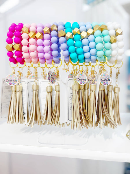 Solid Wristband Keychain