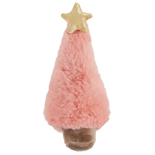Swaddles with Plush Pink Christmas Tree Rattle