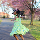 Fore! Girls' Tie Shoulder Gingham Tiered Dress