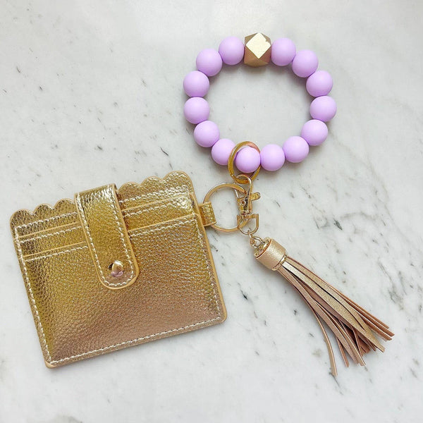 Solid Wristband Keychain