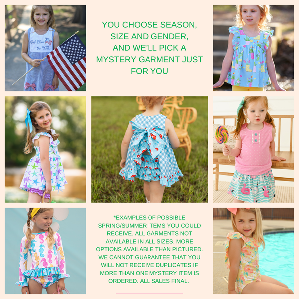 MYSTERY Girls' Spring/Summer - $15