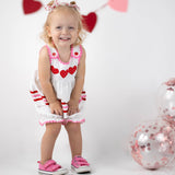 Be Mine Heart Applique Dress & Bloomer Set