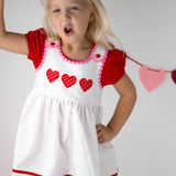 Be Mine Heart Applique Dress