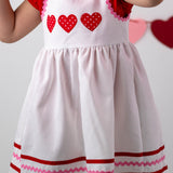 Be Mine Heart Applique Dress