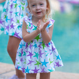 This One Knit Starfish Print Top & Bloomer Set