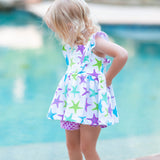 This One Knit Starfish Print Top & Bloomer Set
