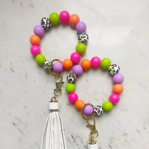 Party Animal Wristband Keychain