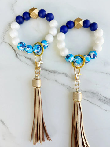 Ocean Breeze Wristband Keychain