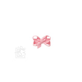 Small 3" Grosgrain Hairbow on Clip 3" Small - 5/8" Ribbon on Alligator Clip White