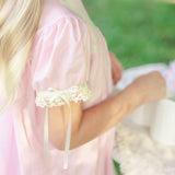 Bristol Pink Sleeved Heirloom Dress