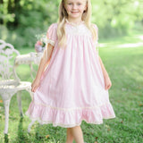 Bristol Pink Sleeved Heirloom Dress
