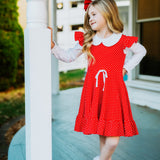 Sweetie Knit Polka Dot Dress
