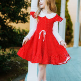 Sweetie Knit Polka Dot Dress